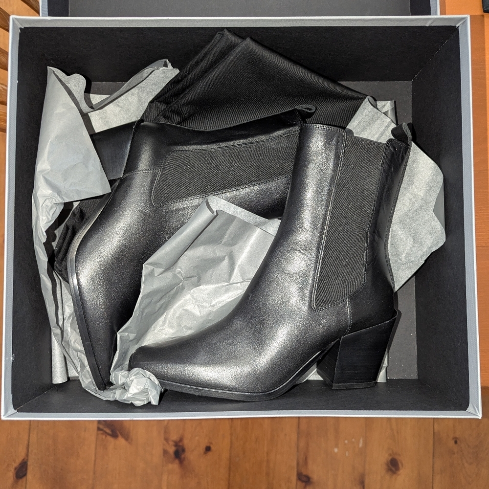 Thursday Boot Company Black Soho Boots: Square Toed Boots - Picture 7 of 8